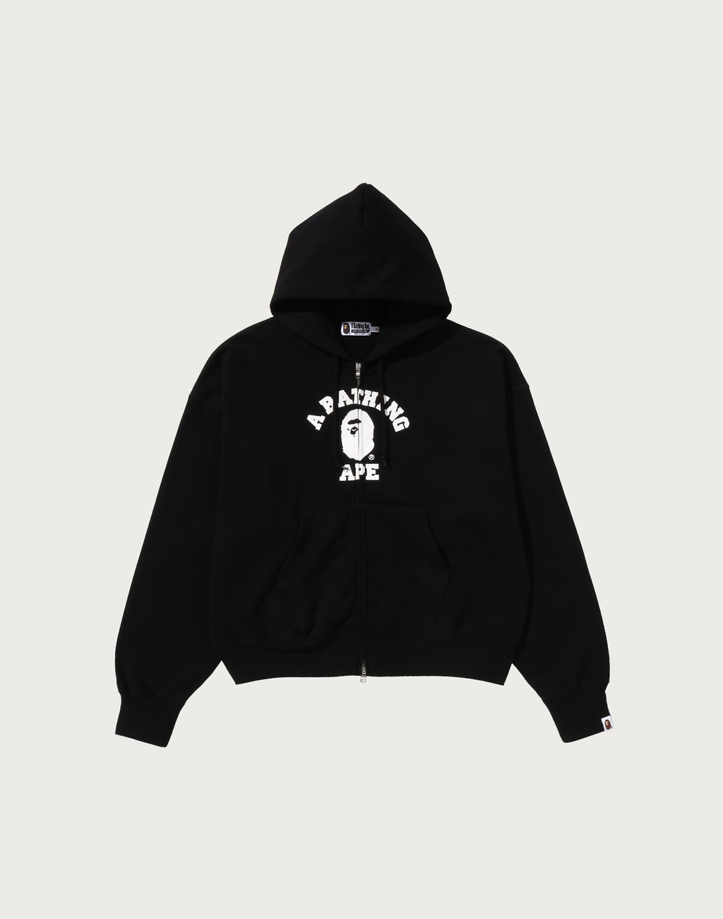 COLLEGE OVERSIZED ZIP HOODIE LADIES