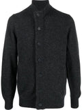 Barbour button-front knitted jumper