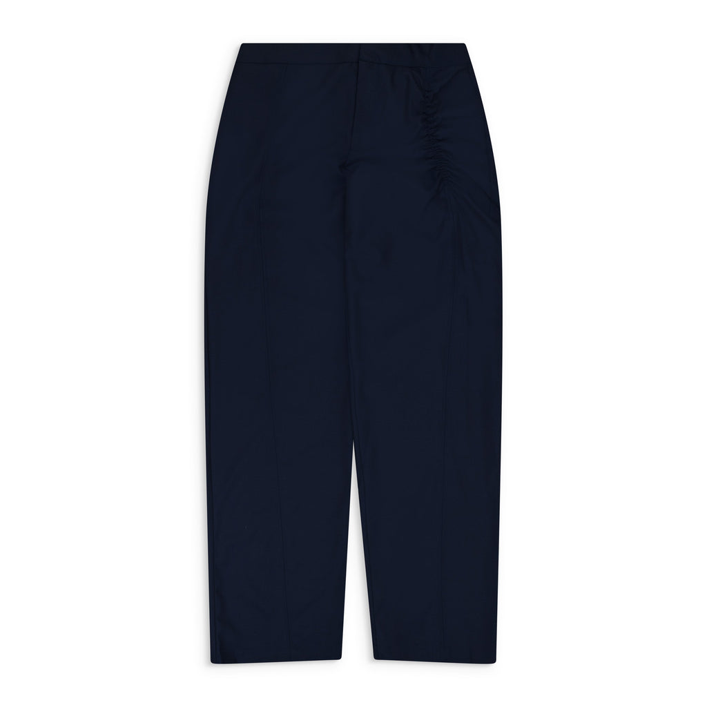Blue Tailored Trousers V-Waistband