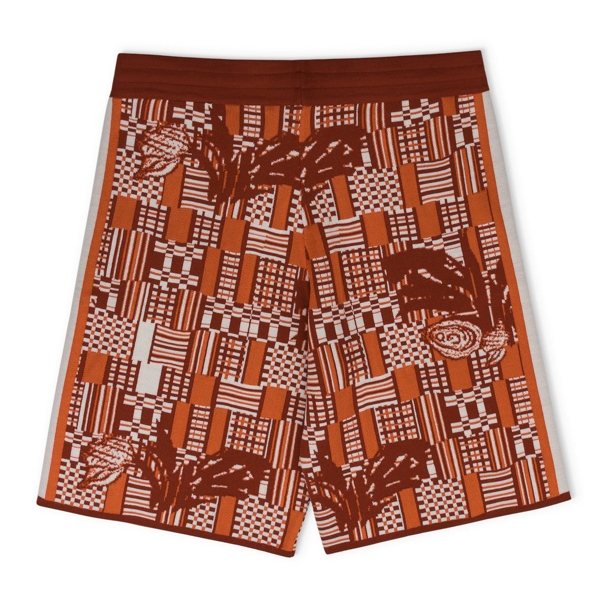 Orange Benoit Knitted Shorts