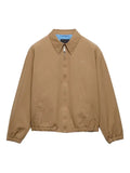 Prada embroidered-logo jacket