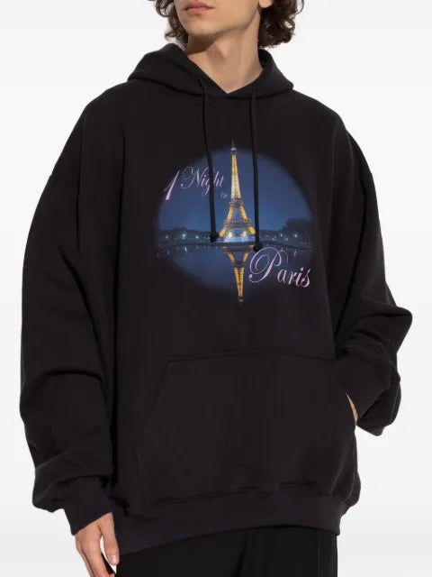 VETEMENTS Night In Paris-print hoodie