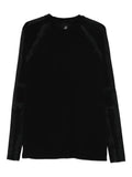 Thom Krom panelled long-sleeve sweater