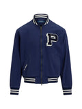 Polo Ralph Lauren appliqué striped-trim jacket
