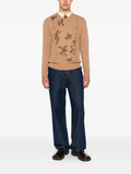 Ka Wa Key V-neck diamond sweater
