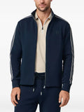 Hackett London tape-detail zip-up sweatshirt