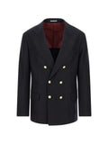 Brunello Cucinelli double-breasted virgin wool blazer