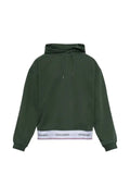 DSQUARED2 logo-tape drawstring hoodie