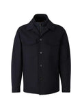 Moorer quilted-insert button-up jacket