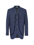 Comme des Garçons Homme Deux pinstripe-pattern panelled blazer