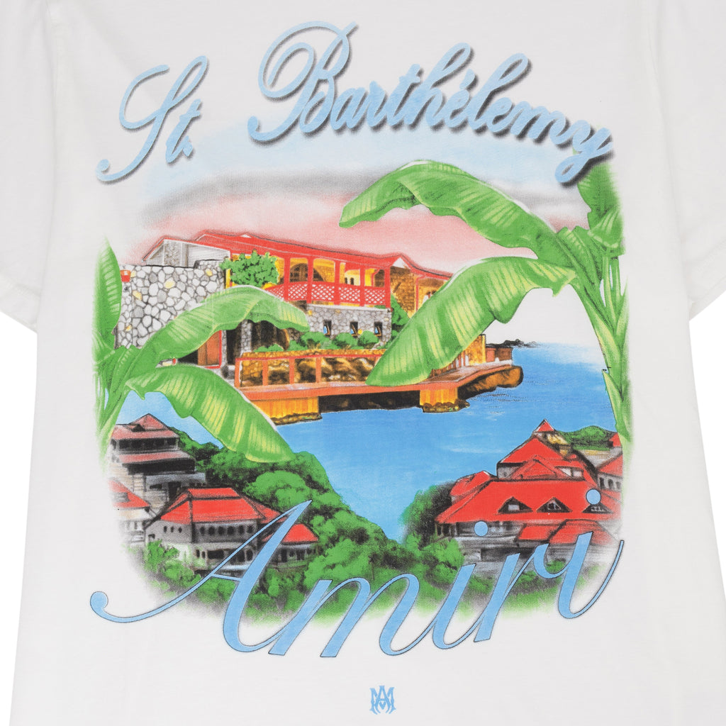 White Eden Rock Airbrush T-Shirt