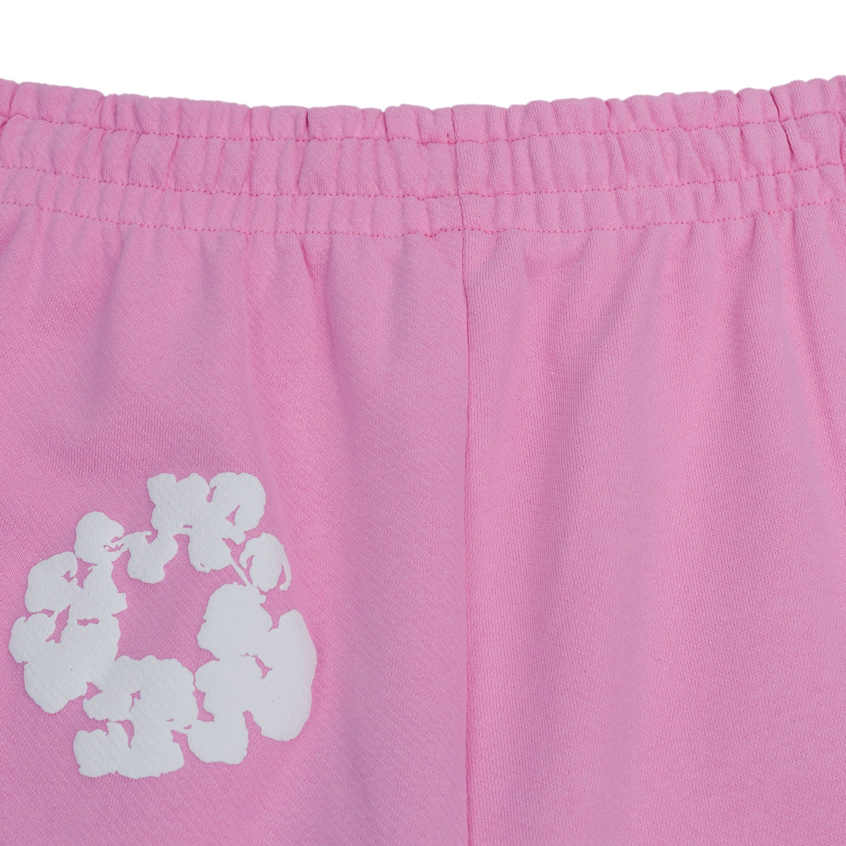 Pink Cotton Wreath Shorts