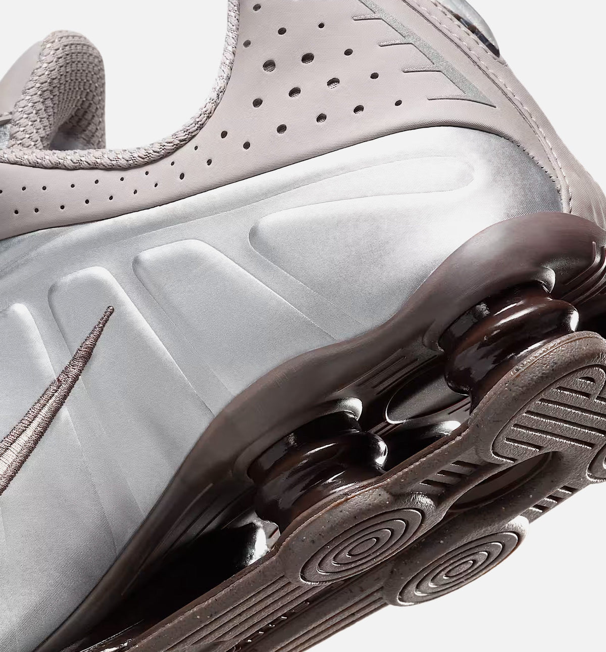 Nike Shox R4 Men's Shoe – Cave Stone/College Grey/Baroque Brown