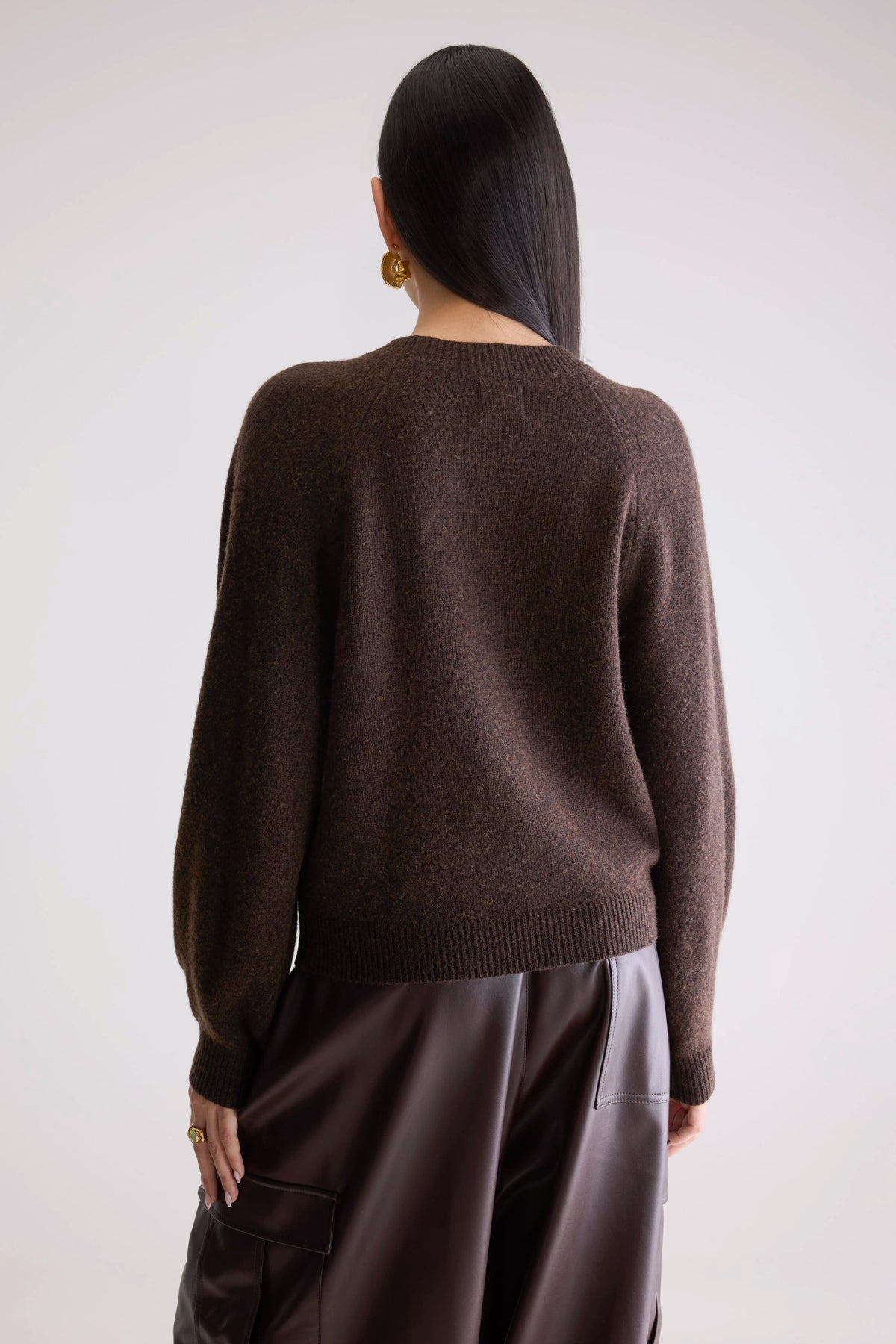 Ameka Crewneck Sweater (252 / W / DARK ROAST)