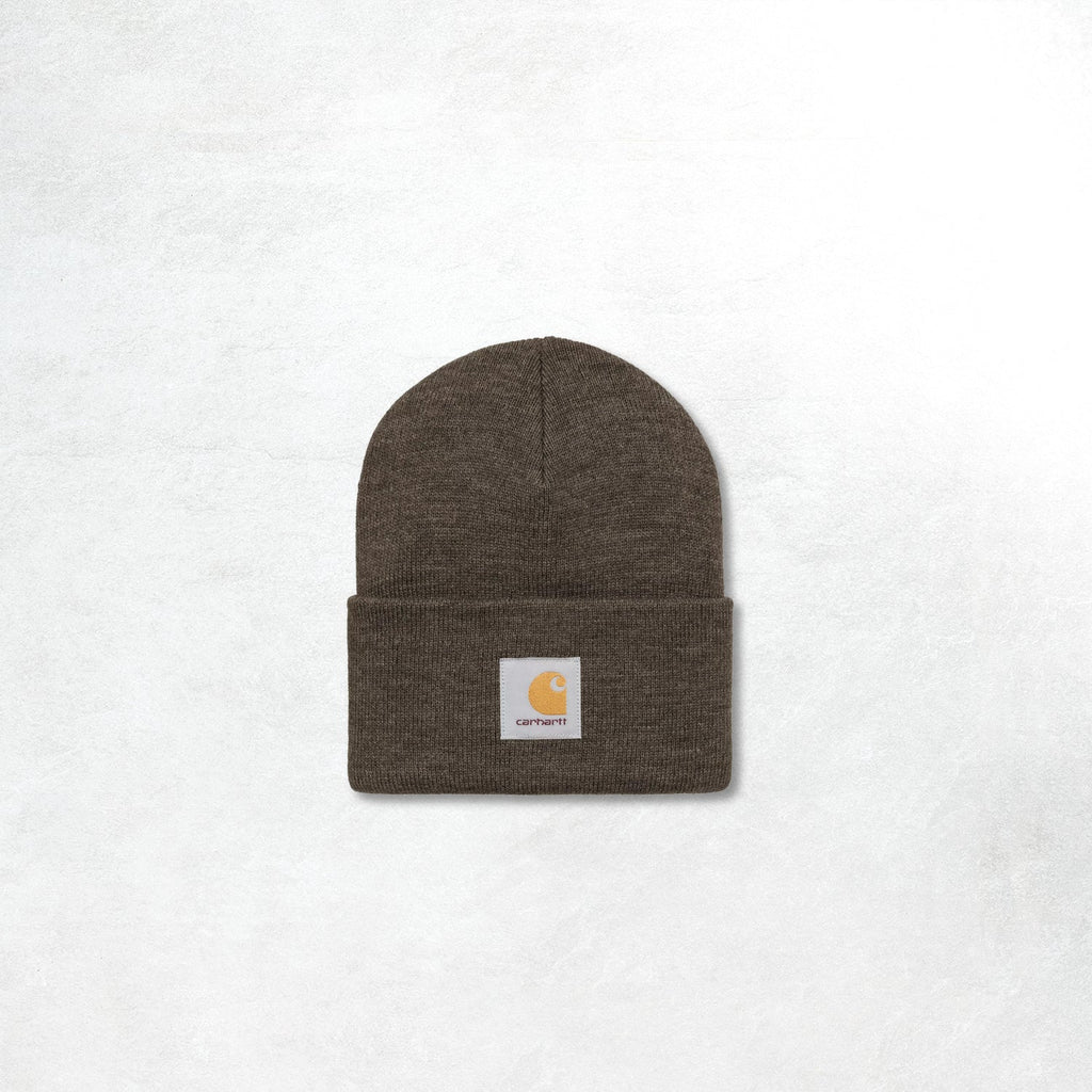 Carhartt WIP Acrylic Watch Hat: Shungite Heather