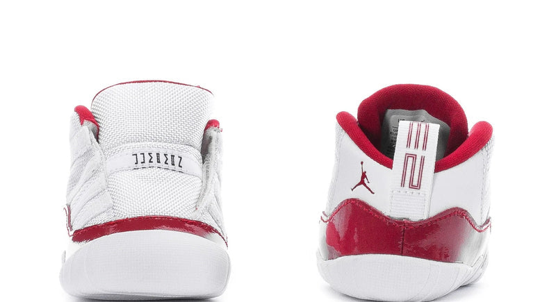Jordan 11 Crib Bootie "Cherry" White/Varsity Red-Black (CI6165 116)