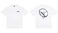 Stussy Chain Steering Wheel Front And Back Graphic Short Sleeve Tee