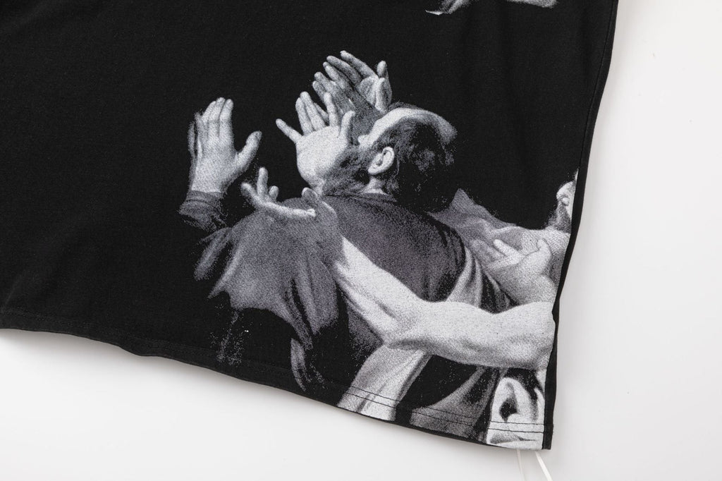 Off-White Madonna Painting Graphic Short Sleeve Crewneck T-Shirt