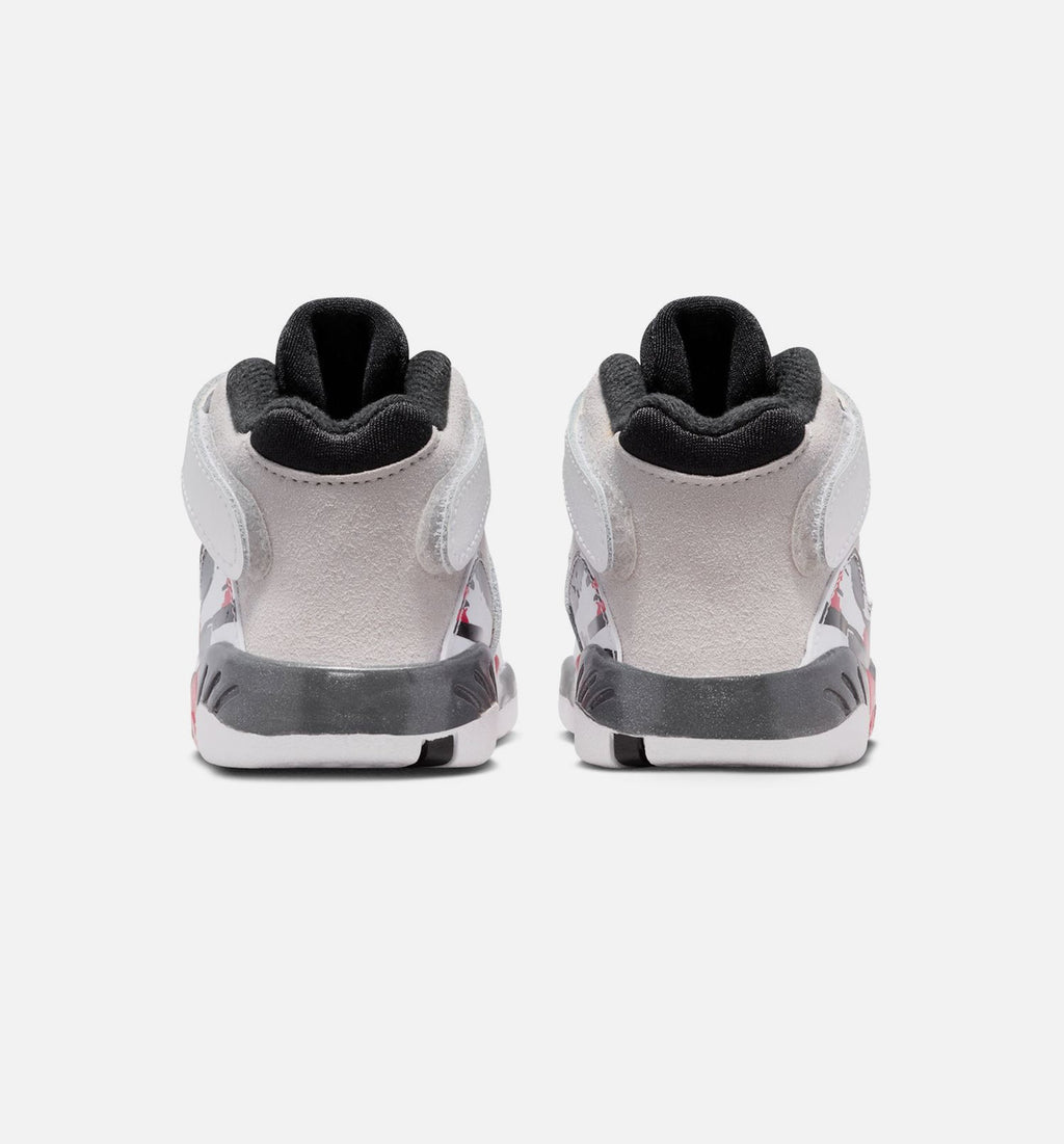 Air Jordan 8 Retro White & True Red Infant & Toddler Lifestyle Shoe