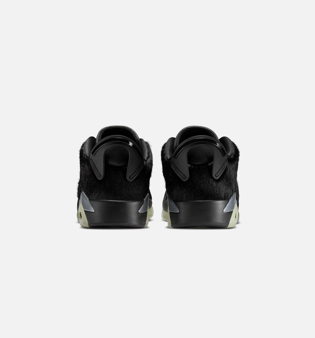 Air Jordan 6 Retro Low Blackout Women's Lifestyle Shoes - Black
