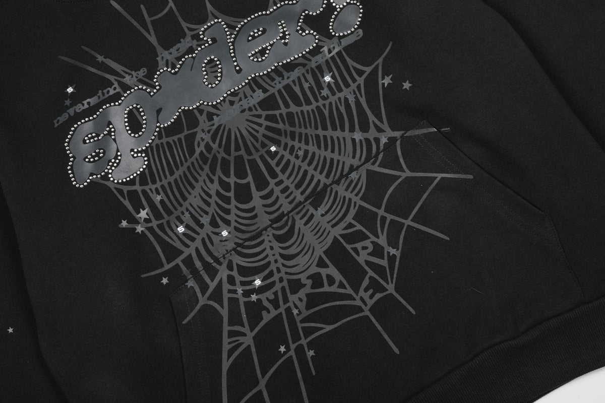 Sp5der Black Spiderweb Graphic Matching Set