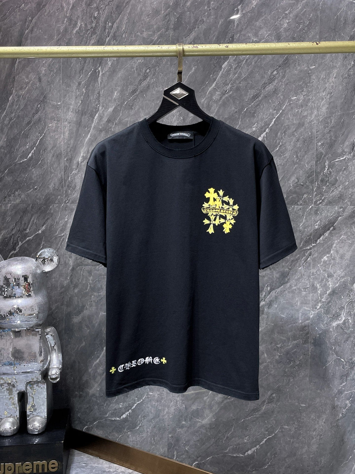Chrome Hearts Cross Graffiti Graphic T-Shirt