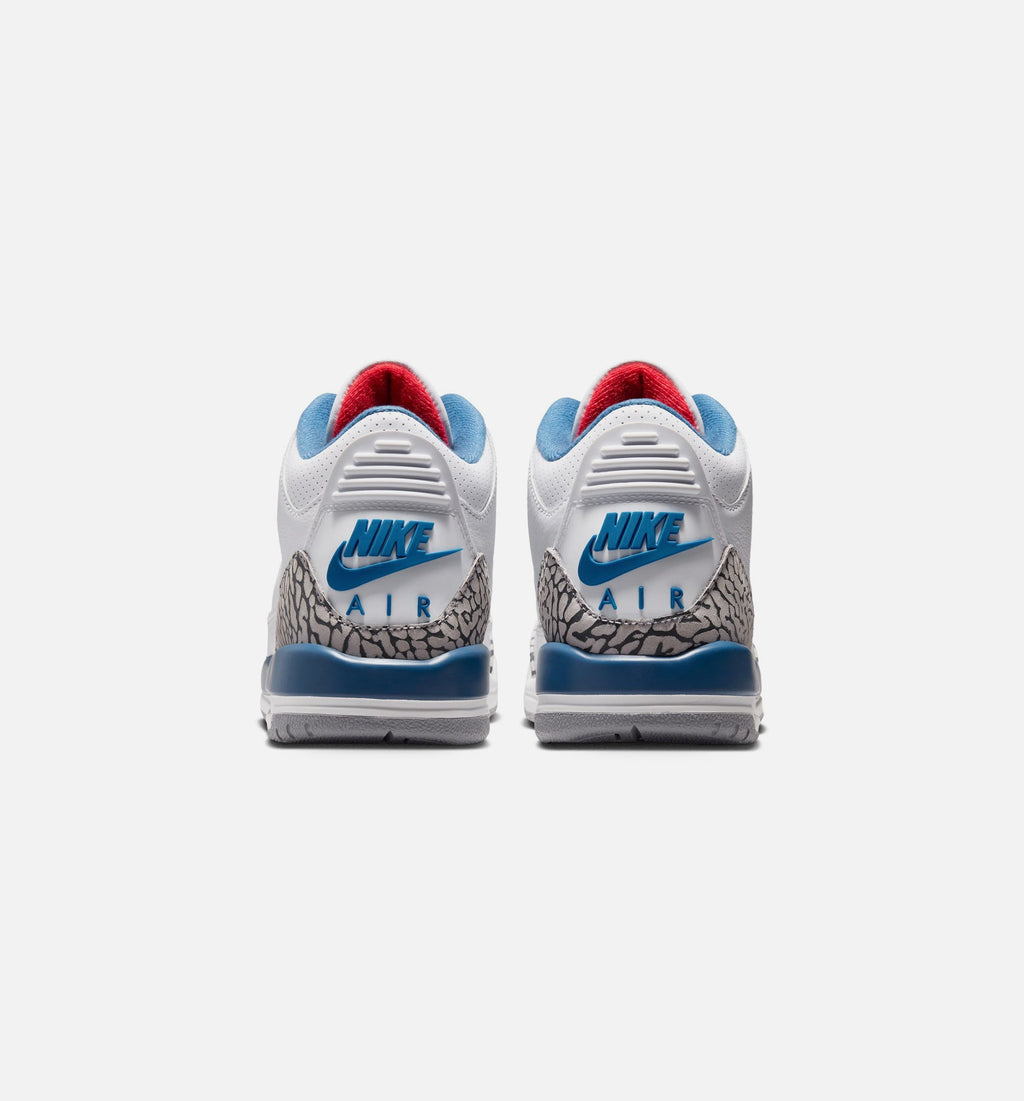Air Jordan 3 Retro OG "True Blue" Big Kids' Shoe – White/Fire Red/True Blue