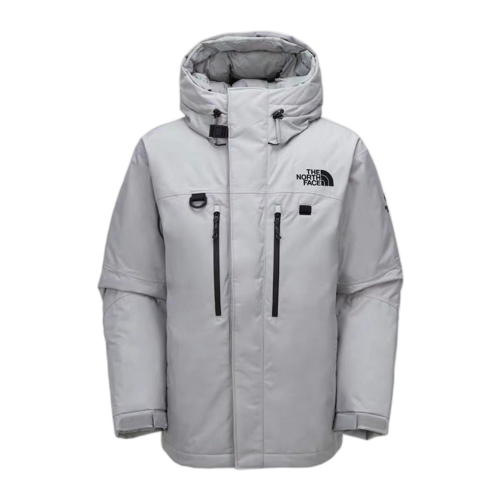The North Face Himalayan Down Parka – Grey & White