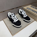 Dolce & Gabbana Black and White Low-Top Sneakers