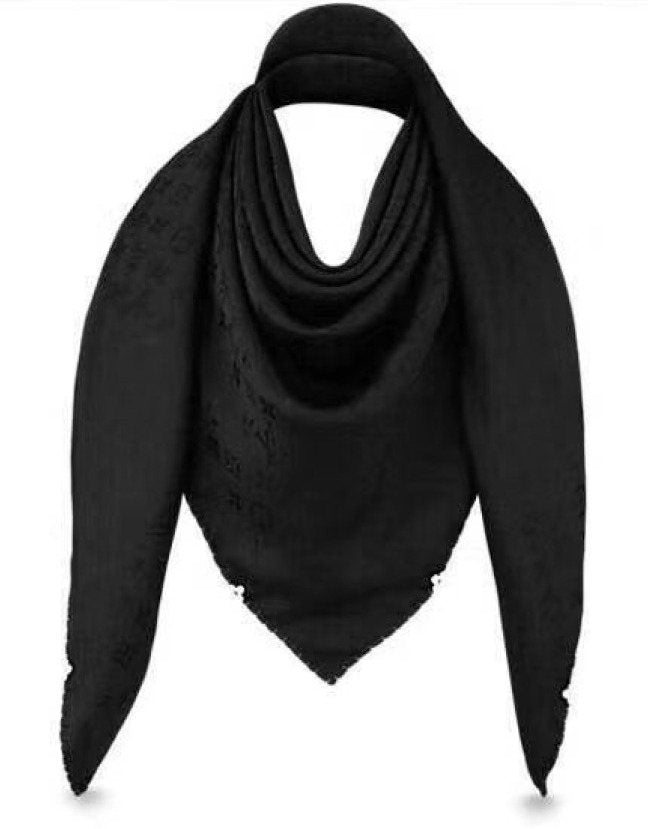 Black Draped Shoulder Wrap