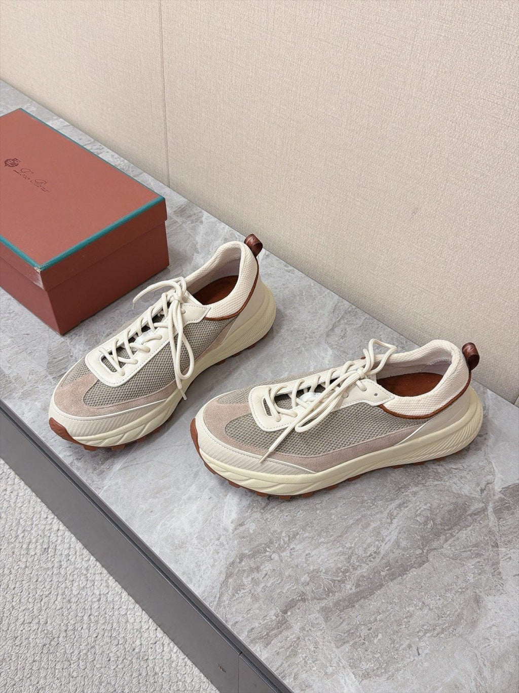 Loro Piana Paneled Low-Top Sneakers