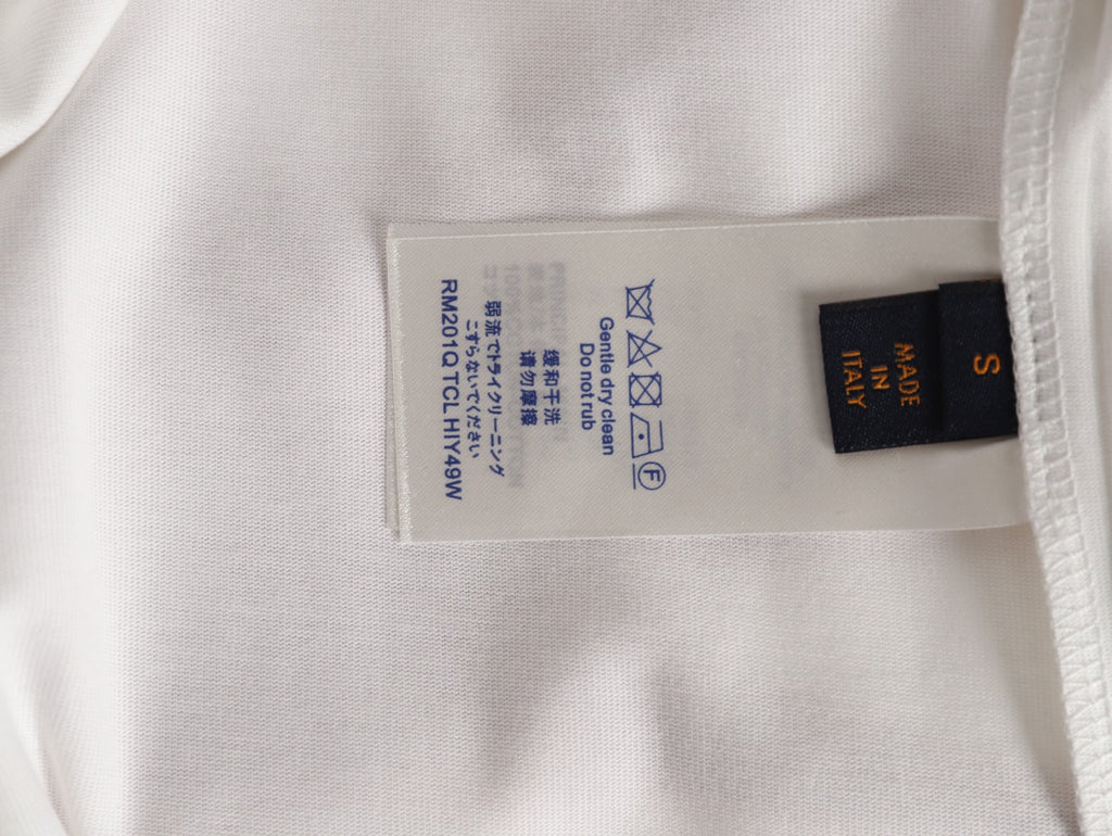 Louis Vuitton L.V.M. and Equipe Lettering Short-Sleeve T-Shirt - White
